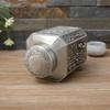 Lattina in Metallo Stile Cinese per Tè Verde con Coperchio Grande Capacità Barattolo Contenitore per Tè Sfuso Contenitori per Cucina Domestica per Conservazione del Tè