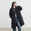 Elva' Island Women's Winter Hooded Long 90% Goose Down Jacket