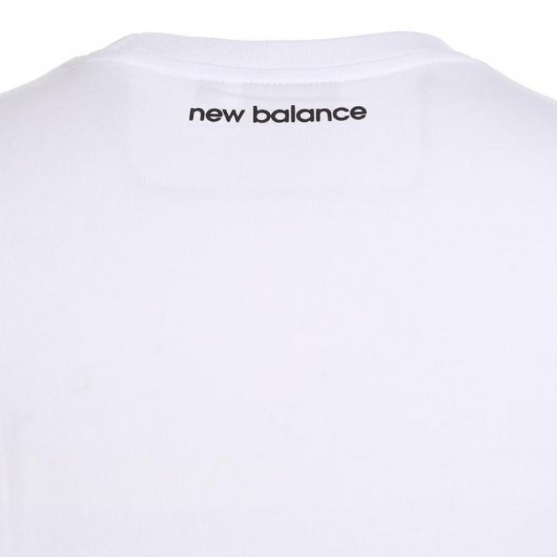 New Balance Uni Essential Big Logo Short Sleeve Tees Nbned21033 10
