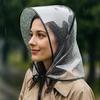 Waterproof Rain Hat Reusable PE Headwear Waterproof PE Ladies Rain Hat For Women Lady Girlfriend Mother Travel Shopping