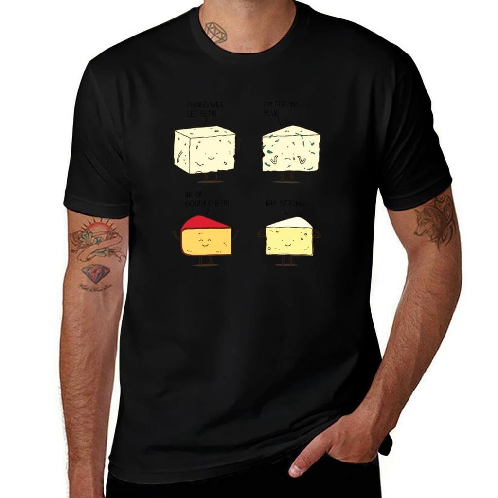 Cheesy Puns Tshirt Casual Minimalist Short Sleeve Top