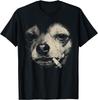 Chien Fumeur Cigarette Mème Chihuahua Drôle T-Shirt Enfants Adultes
