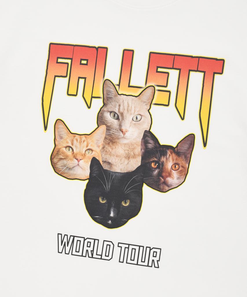 FALLETT Nero Band Short Sleeve T-Shirt White