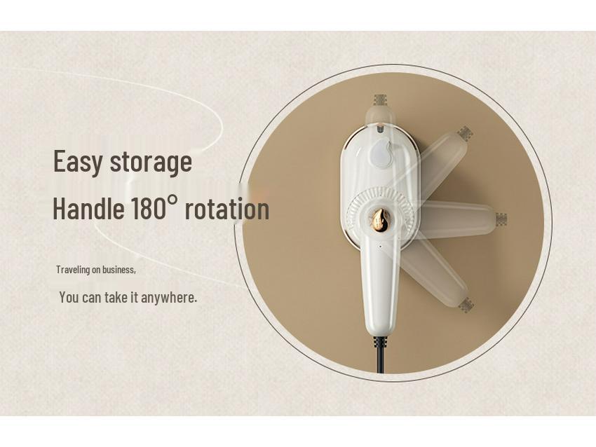 Portable Folding Mini Iron & Handheld Garment Steamer for Travel & Home