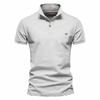 Polo Shirt Men Casual Solid Color Short Sleeve Brand Mens Shirts Summer High Quality Streetwear Polos Men