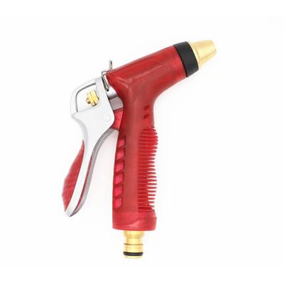 Upgraded Tiger Bell Charm Red High Pressure Car Wash Gun All Copper Home Water Gun Head Car Wash