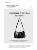 Hot Girl Denim Motorcycle-Style Shoulder Bag: Small, Versatile, Large Capacity Handbag for Women