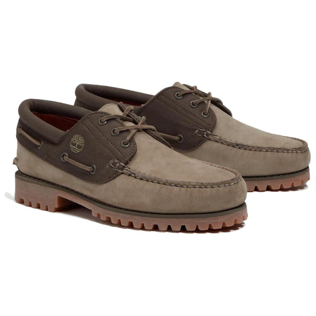 Timberland Chaussures de Bateau de Sport Tendance Série Authentics Chaussures Homme Vert A6DXWEO8