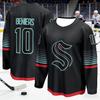 2026 Best-seller Uomo Mostro Marino Hockey su Ghiaccio Allenamento Maglia Nera Palla Traspirante Asciugatura Rapida Stampa 3D Manica Lunga Bambini