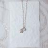 LOASI Lovely Rose. Rose Heart Chain Necklace