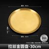 Thickened Stainless Steel Round Serving Plate