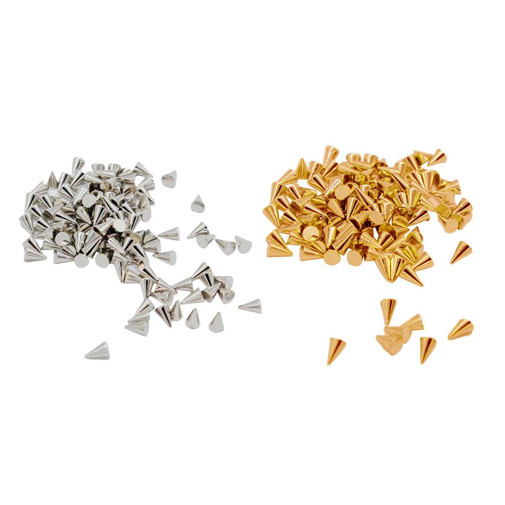 Buy 100 Pieces Plastic Conic Rapid Rivets for Sewing Accessories Silver ...