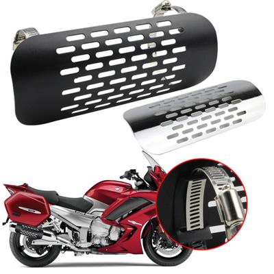 Heat-Insulation Muffler Pipe Heat Shield Sturdy Easy To Install Universal Iron Exhaust for Motorbike Perfect Decoration