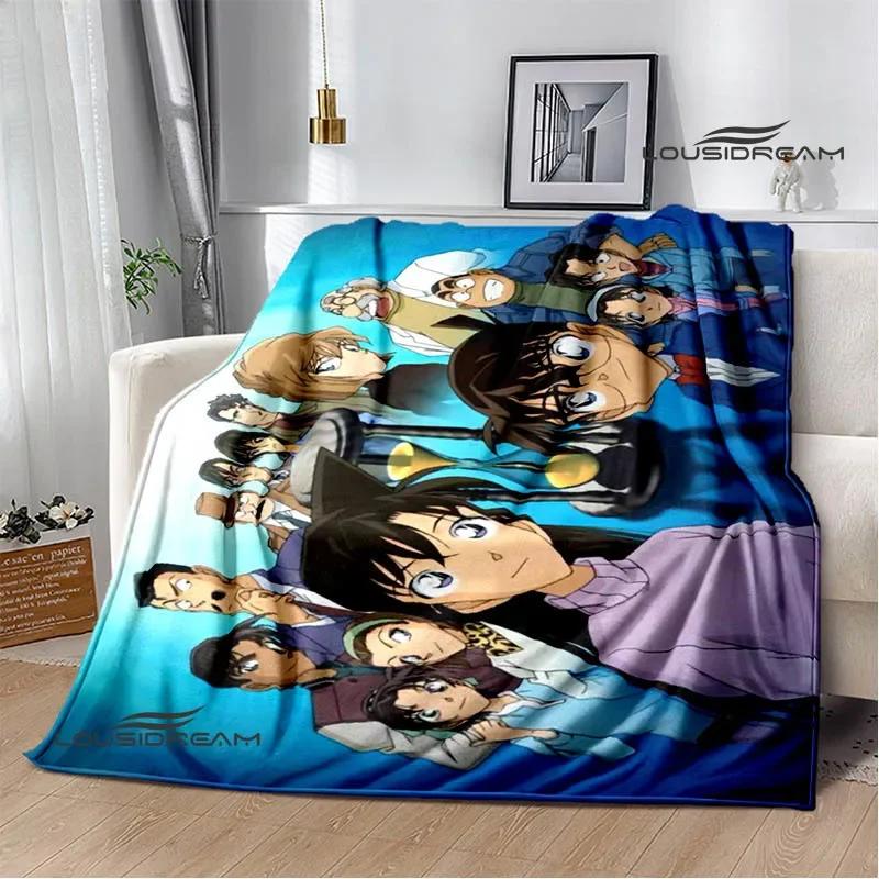 Detective Conan Cartoon Printed Blankets Picnic Blanket Warm Flannel Blankets Home Bed Linings Blankets for Beds Birthday Gift