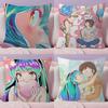 Urusei Yatsura Anime  4545cm Cushion Cover Pillow Cover Decor Pillowcase Home Pillowcase for Couch Pillow