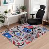 ice hockey Printed Carpet, for Office Chair Living Room Bedroom Kitchen Room Decor Gifts.