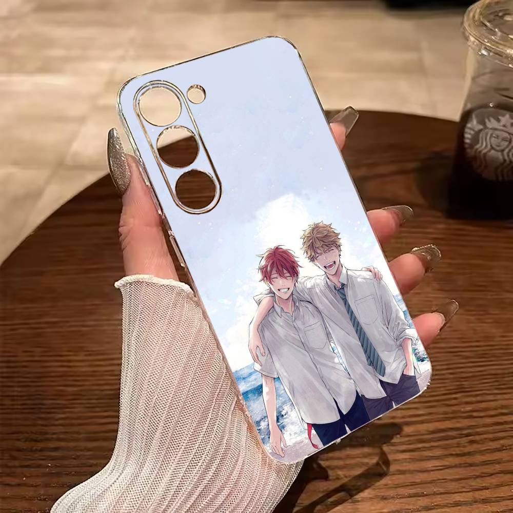 BL- Anime Ritsuka-Mafuyu Sato -Given Klare Weiche Silikon-Handyhülle für Samsung Galaxy A71, A70, A52, A51, A40, A30