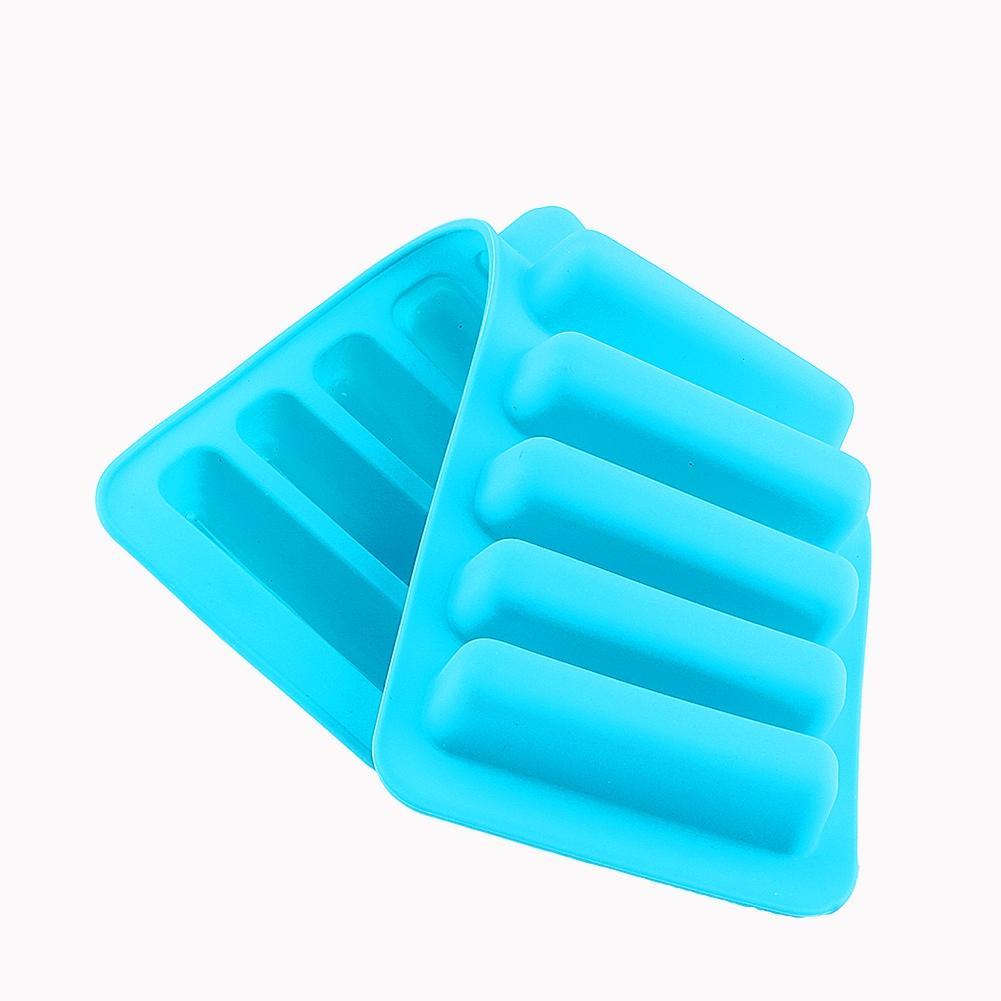 Colorful Cylinder Ice   Tray Freeze Mould Fondant Chocolate Mold Make Silcone