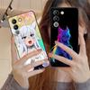 Anime Cute Fenrys Mobile Phone Case for VIVO V60 V50 V40 V30 V29 V27 V25 V23 Pro Lite 5G Colorful Printing Cover Cover Luxury