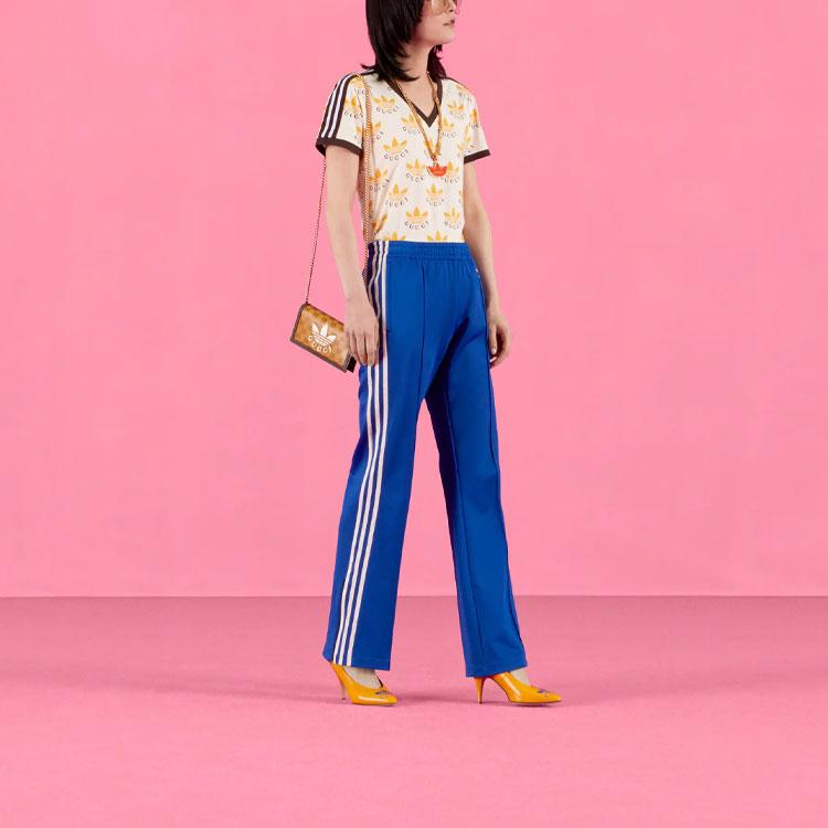 adidas Trefoil Print T-Shirt Ivory Unisex Tops Cream 693539-XJEBY-9039