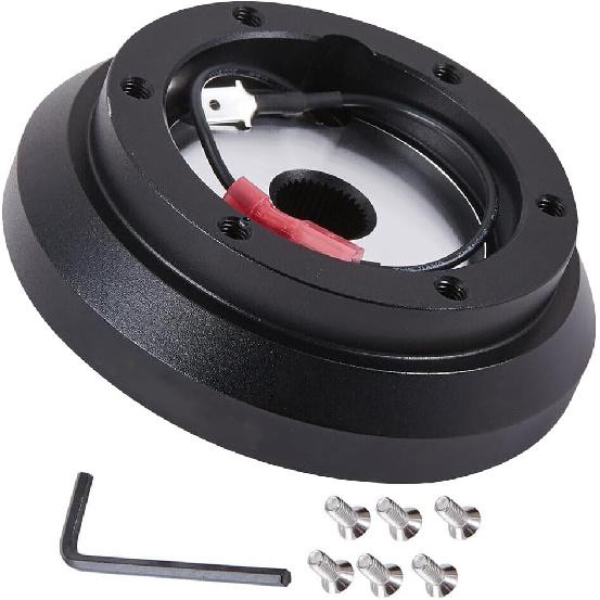 

140H Steering Wheel Short Hub Adapter Kit 6-Hole Fits For Nissan 200X 240SX S13 S14 260Z 280Z 300ZX Skyline Pickup Maxima Altima Pulsar Sentra Titan 100H