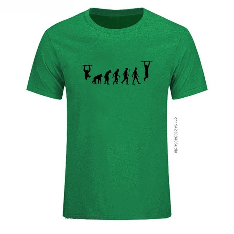 Evolution des Calisthenics Herren T-Shirt Mode Rundhals Hip-Hop Sommer Harajuku Baumwolle T-Shirt Druck T-Shirt Camisa Streetwear