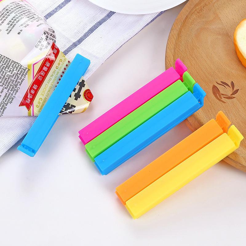 5PCS Portable Kitchen Storage Food Bag Clips Seal Sealer Clamp Plastic Tool Kitchen Accessories Freezer Bag Clips DJ002