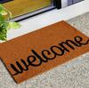 Coconut Palm Colorful Silk Loop Doormat - Non-slip, Wear-resistant Entry Mat