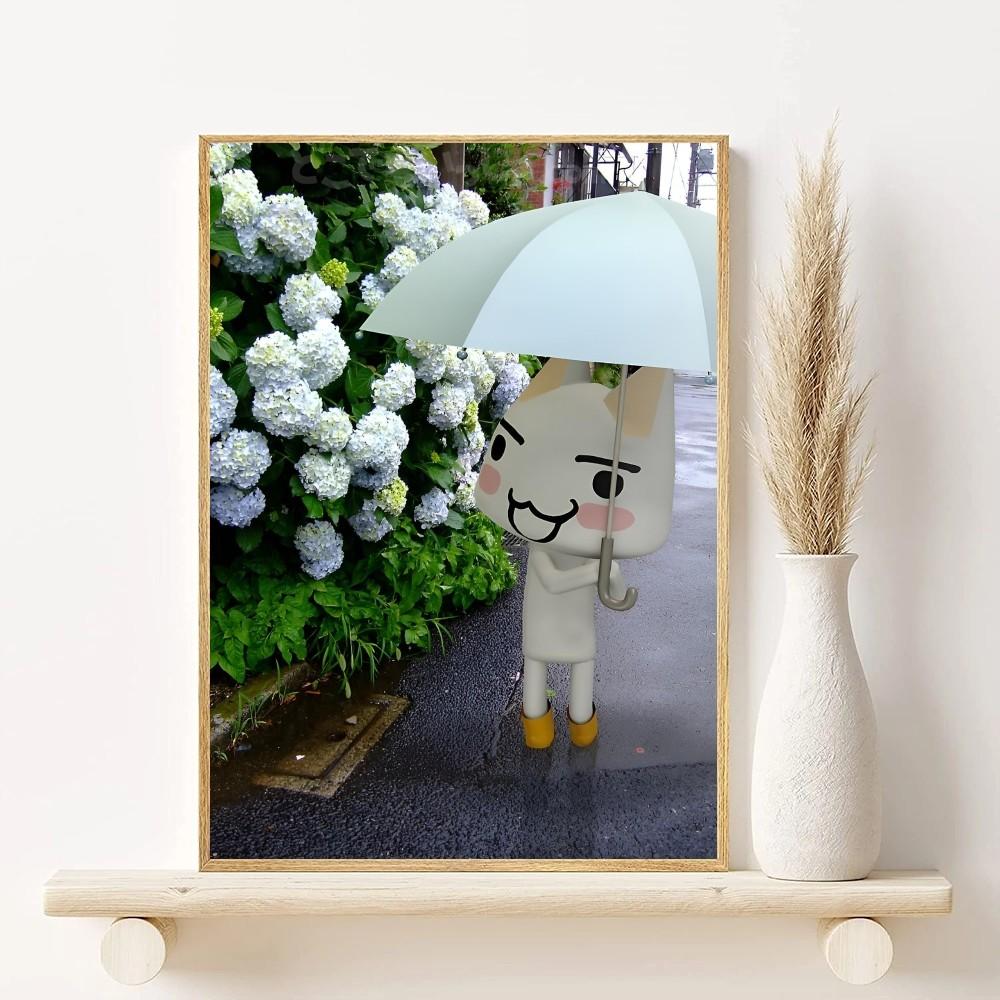 Inoue Toro CUTE Cat Hot Classic Movie Poster HD Art Sticky Wall Waterproof Home Living Room Bar Decoration