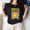 Tricou 26 Nirvana Față Zâmbitoare Trendy Unisex Tricou Cadou Toate Mărimile S-5XL Tricou Unisex