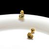 Titanium Steel Heart & Four-Leaf Clover Stud Earrings - Elegant, Versatile, Mori-Style Fashion for Women