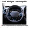 Hand Sewing Car Steering Wheel Cover Customized Non-Slip Microfiber Braid For Renault City K-ZE 2019-2026 2026 DIY Accessories