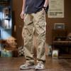 Men's Spring Casual Straight-Fit Overalls: Versatile Long Pants for Daily Wear