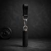 Black Workout Grip Handles Metal Hardware Ribbed Handle Conical Hanging