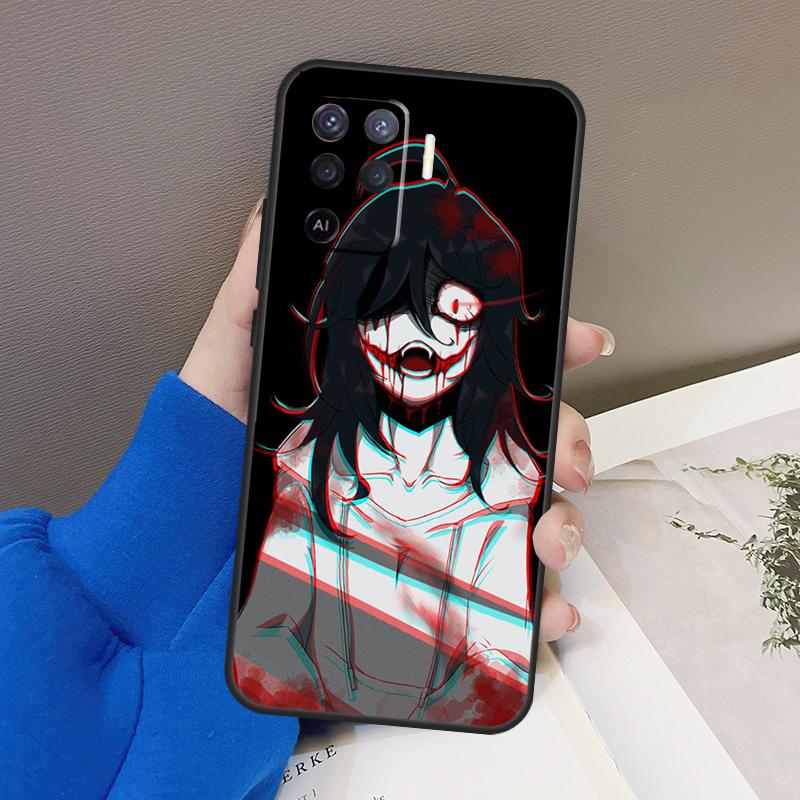 

Чехол для телефона с японским аниме «Джефф убийца» для OPPO A54 A74 A94 A53S A1K A15 A16 A3S A5S A83 A91 A93 A5 A9 A53 A31 A52 A72 Find X5 Pro