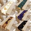 Rectangular EID Mubarak Table Runner Polyester Ramadan Kareem Table Flag  Eid Al Adha Gifts