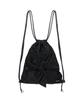 Miseki Seoul Tie-Up Drawstring Bag Black