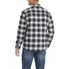 Herren Herbst/Winter Langarm Revers Plaid H Verdickte Hemdjacke