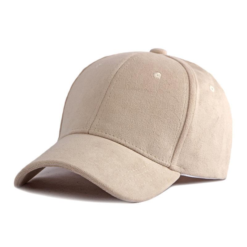 Suede Baseball Cap Snapback Adjustable Breathable Dad Hats For Women and Men Unisex Soft Faux Suede Casual Solid Color Sport Hat