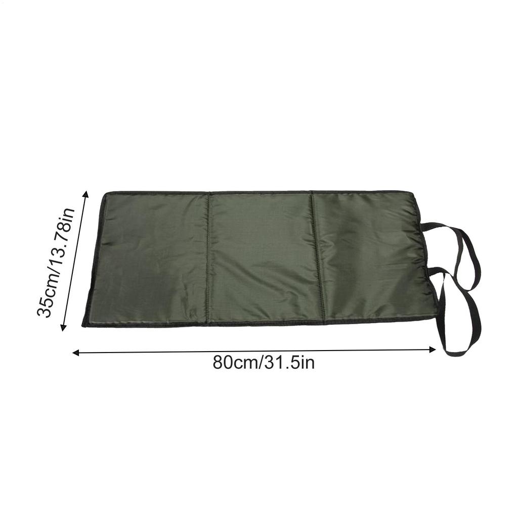 3-Voudige Landingsmat Karpervissen Onthaakmat Visbescherming Onthaakmat Draagbare Visuitrusting Accessoires 80x35CM