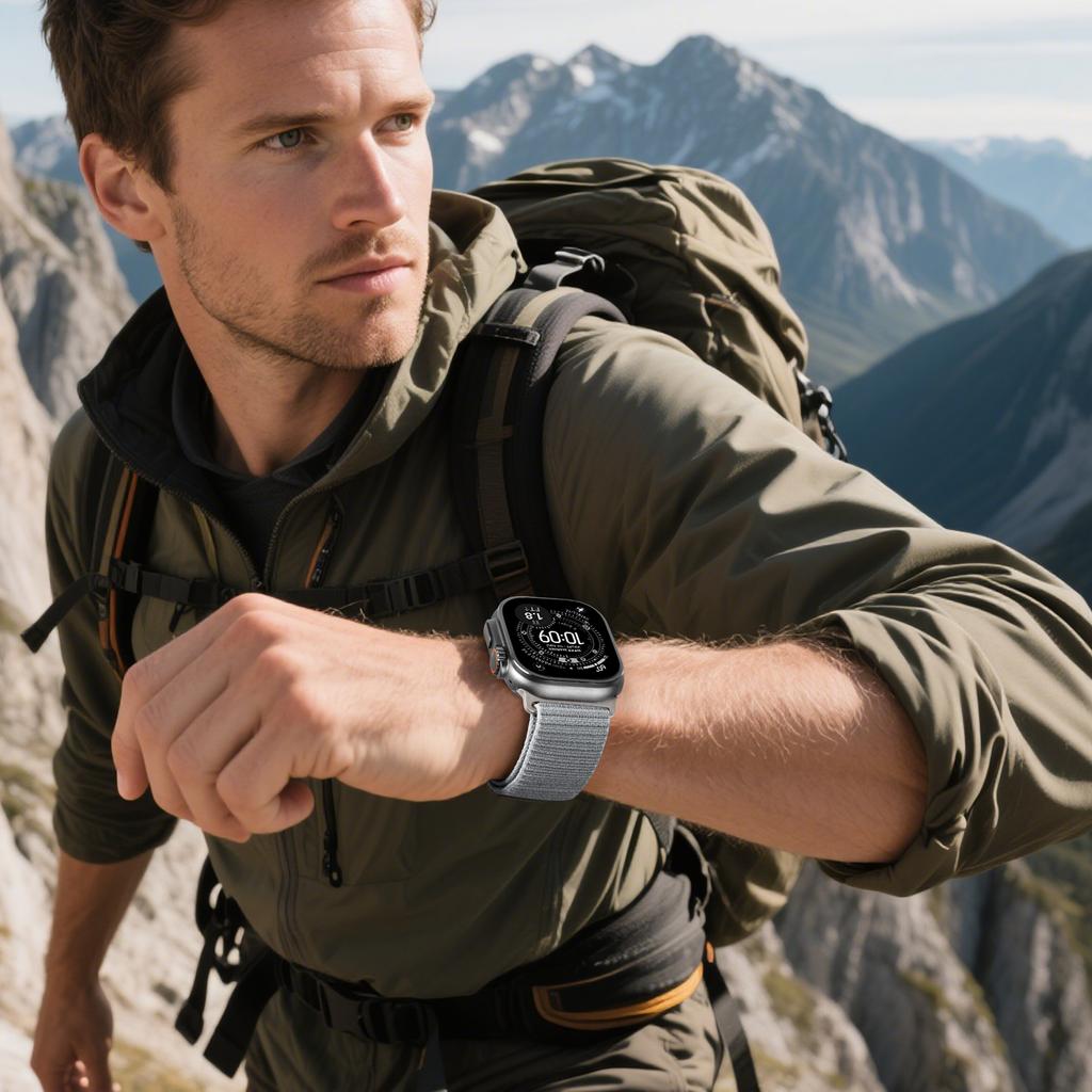 Strap for Apple Watch Ultra 3 Bands Iwatch 49mm 44mm 40mm 42mm 46mm 41mm 45mm Nylon Loop Correa Bracelet Series 10 9 8 7 2 Se 11