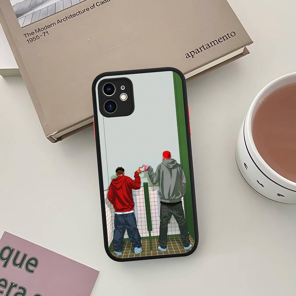 Anime The First Slam Dunk Phone Case For IPhone 16e 16 15 14 13 12 11 Pro Max X XS Max Plus Matte Clear