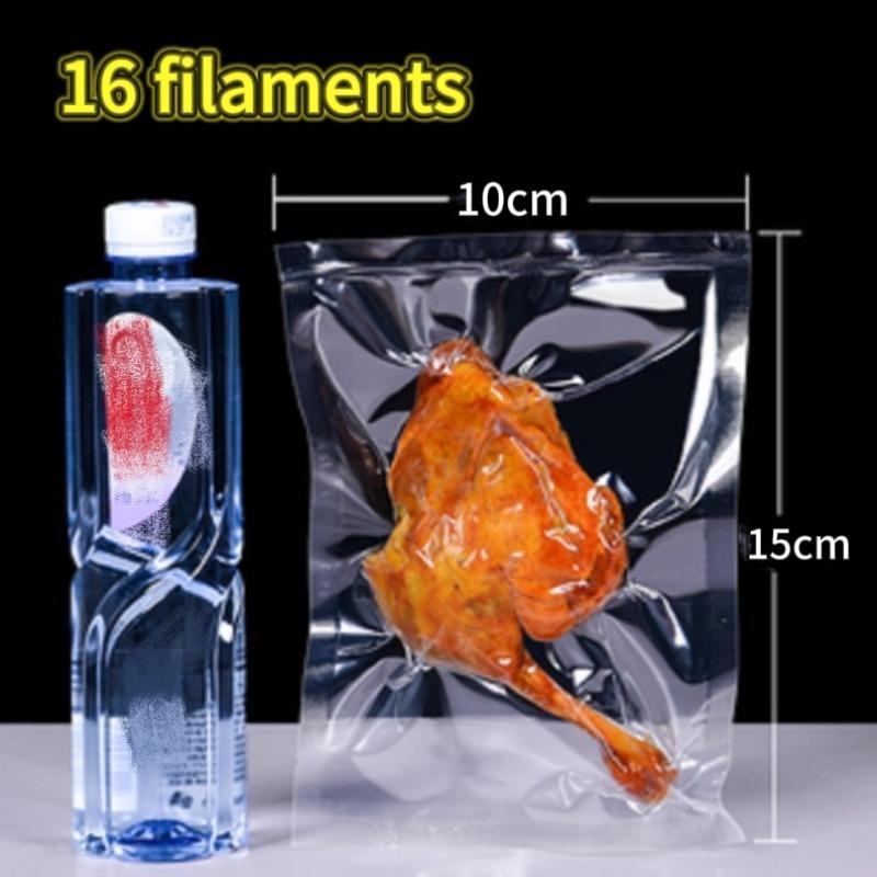 100/200pcs Vacuum Food Packaging Bag Sealed Freshness Preservation Bag for Home Fridge Freezing Special Use Compression Bag