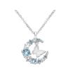 Recommended double-layer butterfly ring of thorns necklace couple set niche design high sense