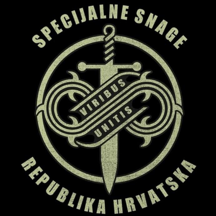 Croatia Croatian Special Army Soldier Patriot MMA Kick Boxing UFC Muay Thai T-Shirt Retro Vintage 3D Print Men Women Unisex Short Sleeve Round Neck