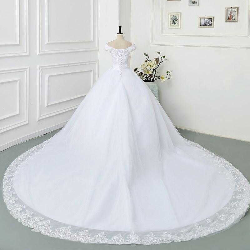 Off The Shoulder Prinsesse Sweetheart Brudekjole For Kvinner Glitter Ermeløs Vintage Brud Brude Tilpasset