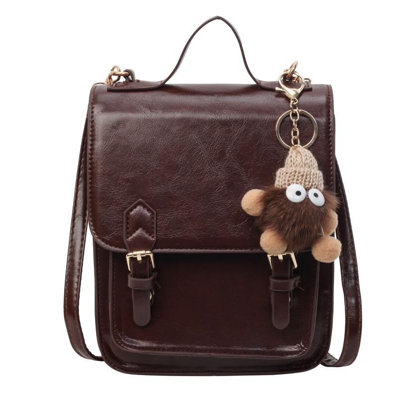 High-End Niche Bag Women'S Trendy Fashion Versatile Messenger Bag Women'S Retro Backpack Women
