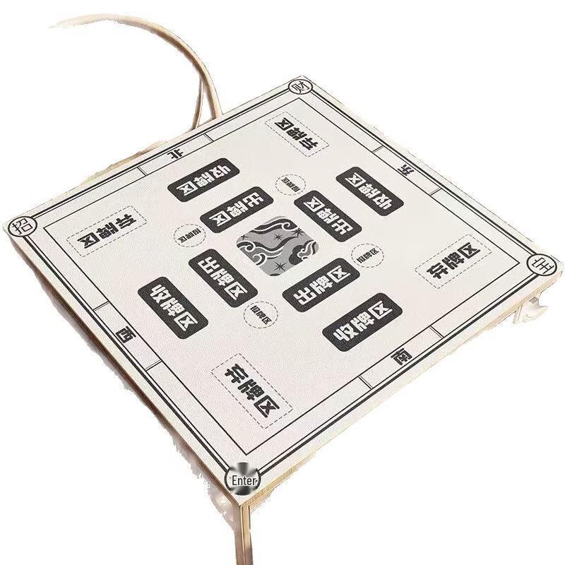 Brangdy Square Thickened Sound-Absorbing Table Mat for Mahjong & Card Games