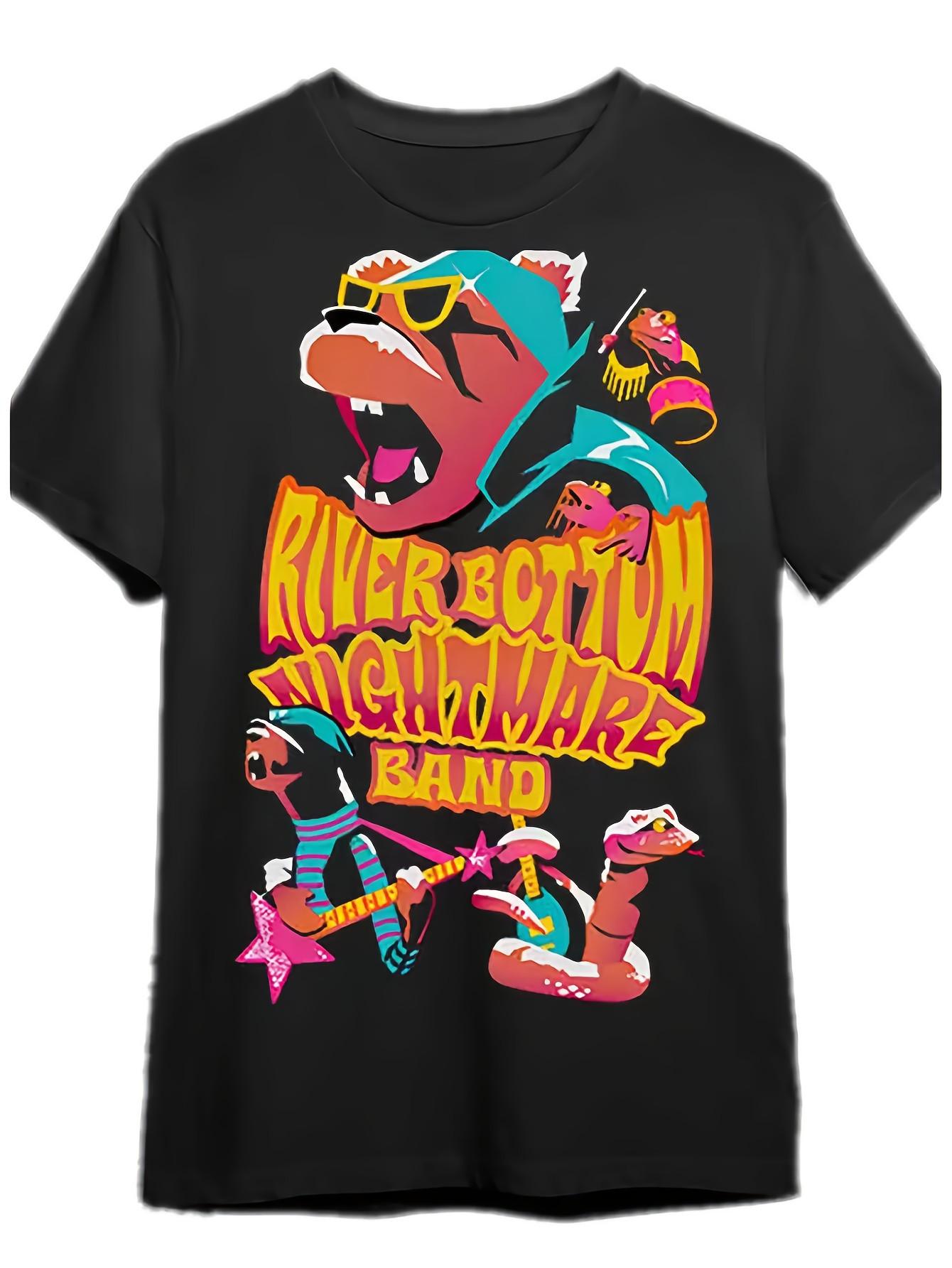 Local River Bottom Nightmare Band Retro TShirt S
