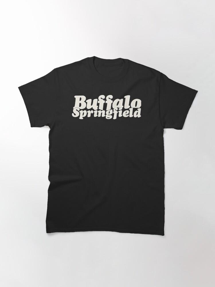 Buffalo springfield Bold Cream Typography Folk Rock Band Classic T-Shirt